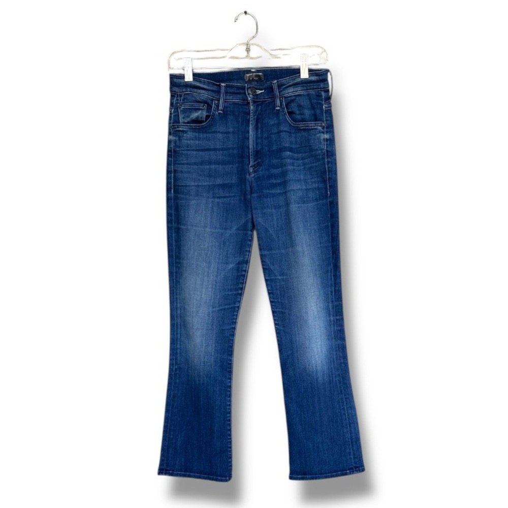 MOTHER The Insider Ankle High Rise Bootcut Ankle Jeans The Road to Paradise W-27 - Picture 2 of 16